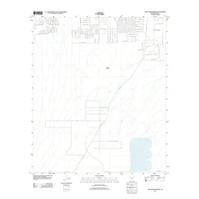 2011 Map of San Xavier Mission, 2011 Print