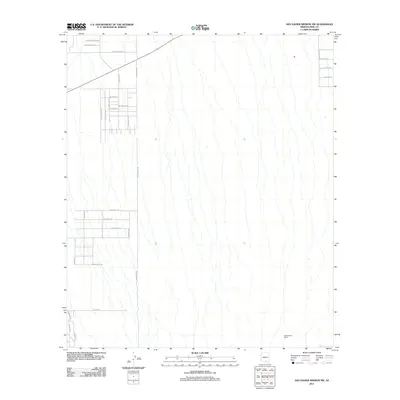 2011 Map of San Xavier Mission SW, 2011 Print