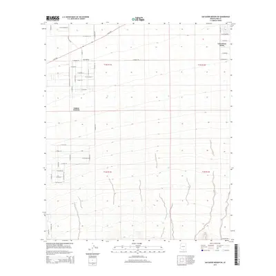 2014 Map of San Xavier Mission SW, 2014 Print