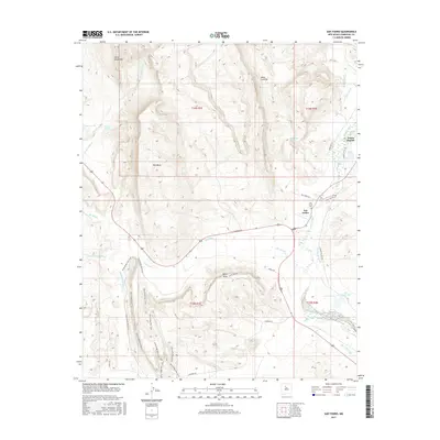 2017 Map of San Ysidro, 2017 Print