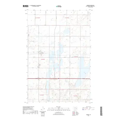 2018 Map of Sanborn, 2018 Print
