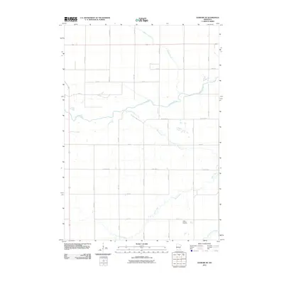 2010 Map of Sanborn NE, 2010 Print