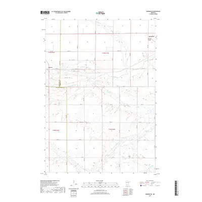 2019 Map of Sanborn NE, 2019 Print