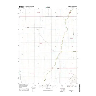 2015 Map of Sanborn Slough, 2015 Print