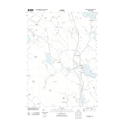 2012 Map of Sanbornville, 2012 Print