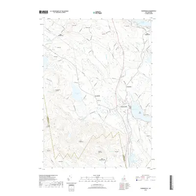 2018 Map of Sanbornville, 2018 Print