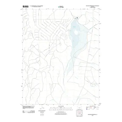 2010 Map of Sanchez Reservoir, 2010 Print