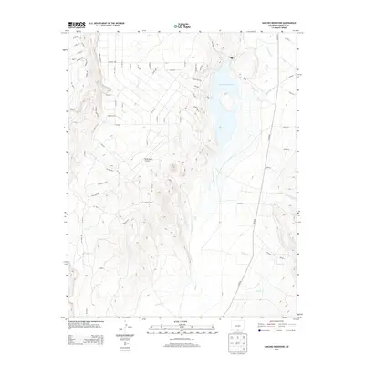 2013 Map of Sanchez Reservoir, 2013 Print