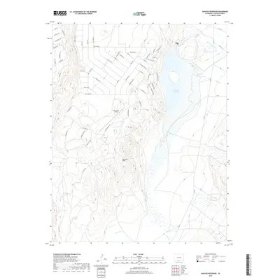 2019 Map of Sanchez Reservoir, 2019 Print