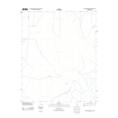 2012 Map of Sanchez Springs, 2012 Print