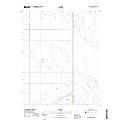 2019 Map of Sanchez Springs, 2019 Print