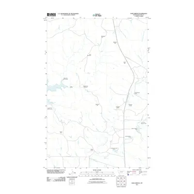 2011 Map of Sand Arroyo, 2011 Print