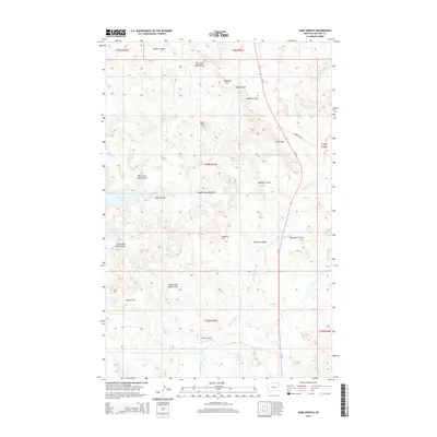 2014 Map of Sand Arroyo, 2014 Print