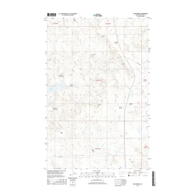 2017 Map of Sand Arroyo, 2017 Print