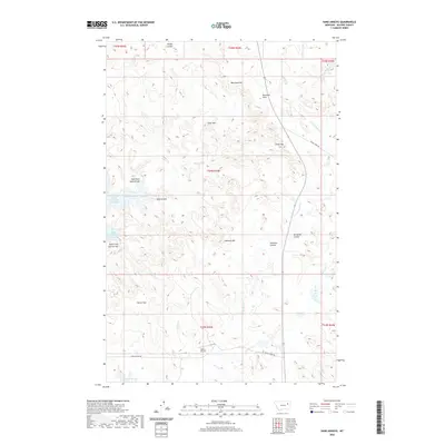 2020 Map of Sand Arroyo, 2020 Print