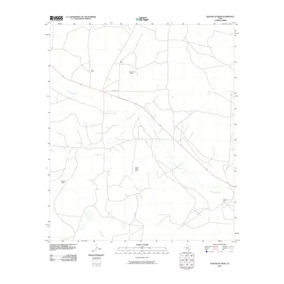2010 Map of Sand Bluff Draw, 2010 Print
