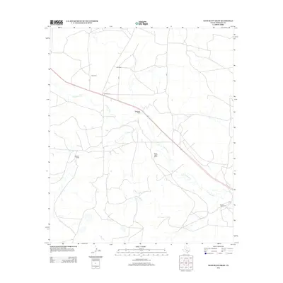 2012 Map of Sand Bluff Draw, 2012 Print