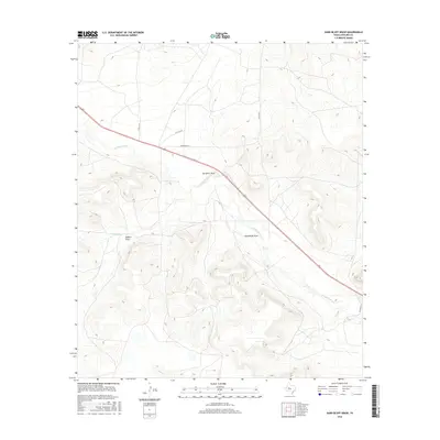 2016 Map of Sand Bluff Draw, 2016 Print
