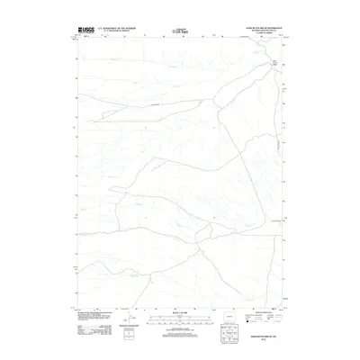 2012 Map of Sand Butte Rim SE, 2012 Print