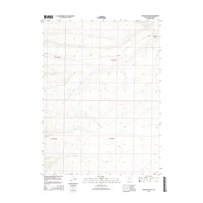 2015 Map of Sand Butte Rim SE, 2015 Print