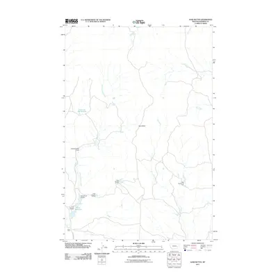 2011 Map of Sand Buttes, 2011 Print