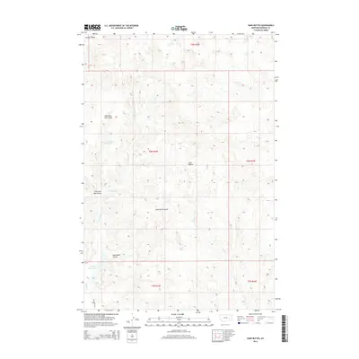 2014 Map of Sand Buttes, 2014 Print