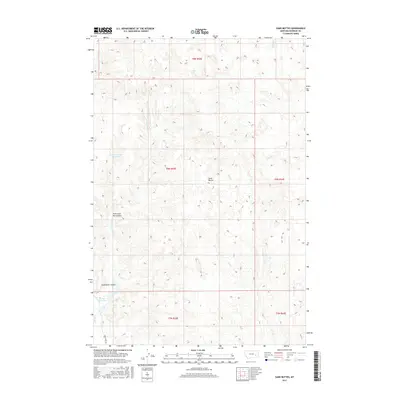 2017 Map of Sand Buttes, 2017 Print