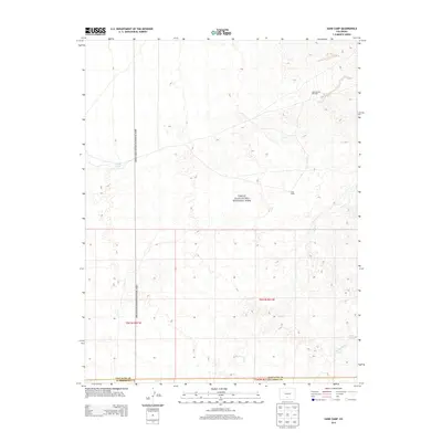 2013 Map of Sand Camp, 2013 Print