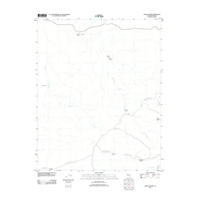2012 Map of Sand Canyon, 2012 Print