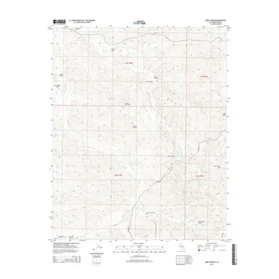 2015 Map of Sand Canyon, 2015 Print