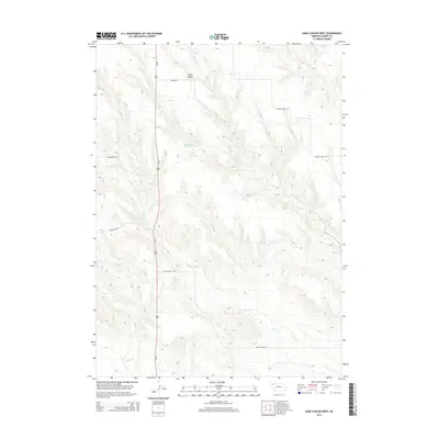 2014 Map of Sand Canyon West, 2014 Print