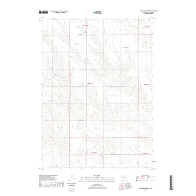2017 Map of Sand Canyon West, 2017 Print