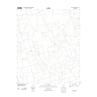 2012 Map of Sand Creek, 2012 Print