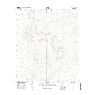 2016 Map of Sand Creek, 2016 Print