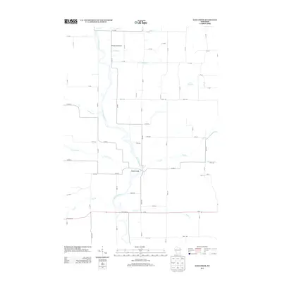 2013 Map of Sand Creek, 2013 Print