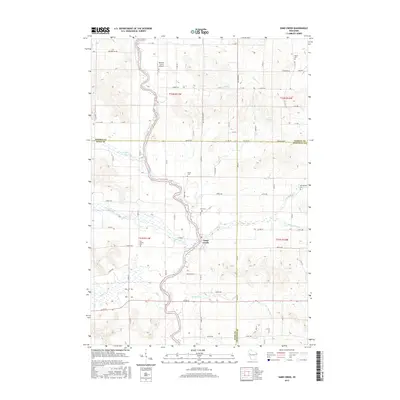 2015 Map of Sand Creek, 2015 Print