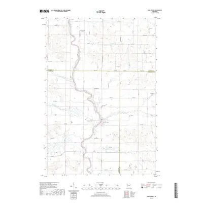 2018 Map of Sand Creek, 2018 Print