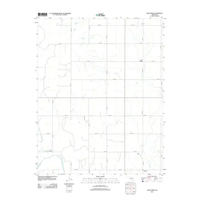 2012 Map of Sand Creek, 2012 Print