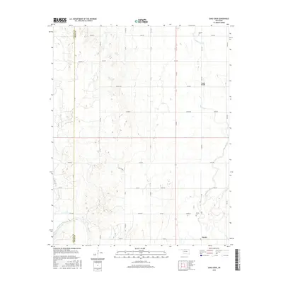 2016 Map of Sand Creek, 2016 Print