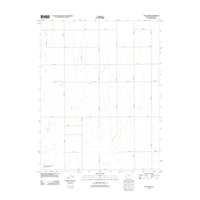 2012 Map of Sand Creek, 2012 Print
