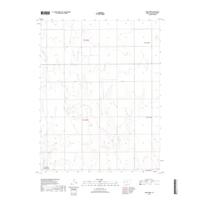 2018 Map of Sand Creek, 2018 Print