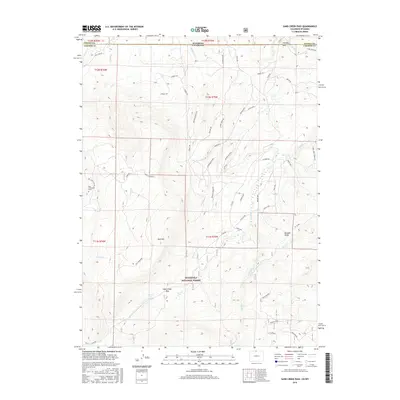 2016 Map of Sand Creek Pass, 2016 Print