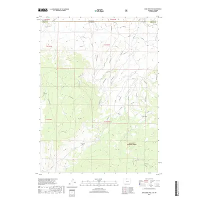 2019 Map of Sand Creek Pass, 2019 Print