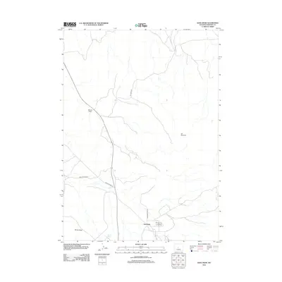 2012 Map of Sand Draw, 2012 Print
