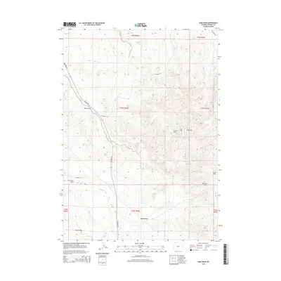 2015 Map of Sand Draw, 2015 Print