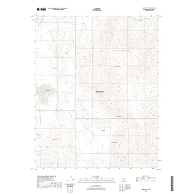 2018 Map of Sand Flat, 2018 Print