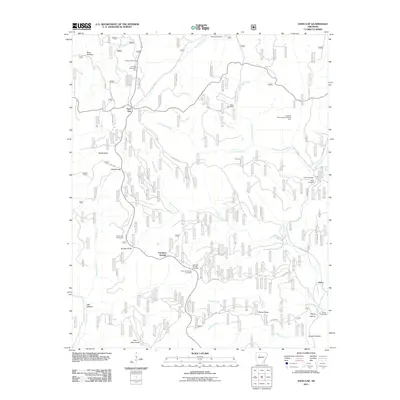 2011 Map of Sand Gap, 2011 Print