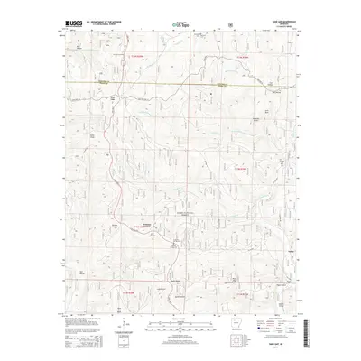 2014 Map of Sand Gap, 2014 Print