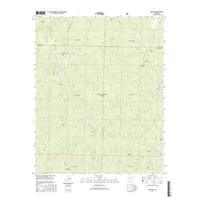 2017 Map of Sand Gap, 2017 Print