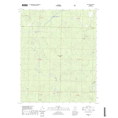 2020 Map of Sand Gap, 2020 Print